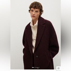 Women's Burgundy Coat
